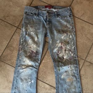 Hollister custom painter jeans